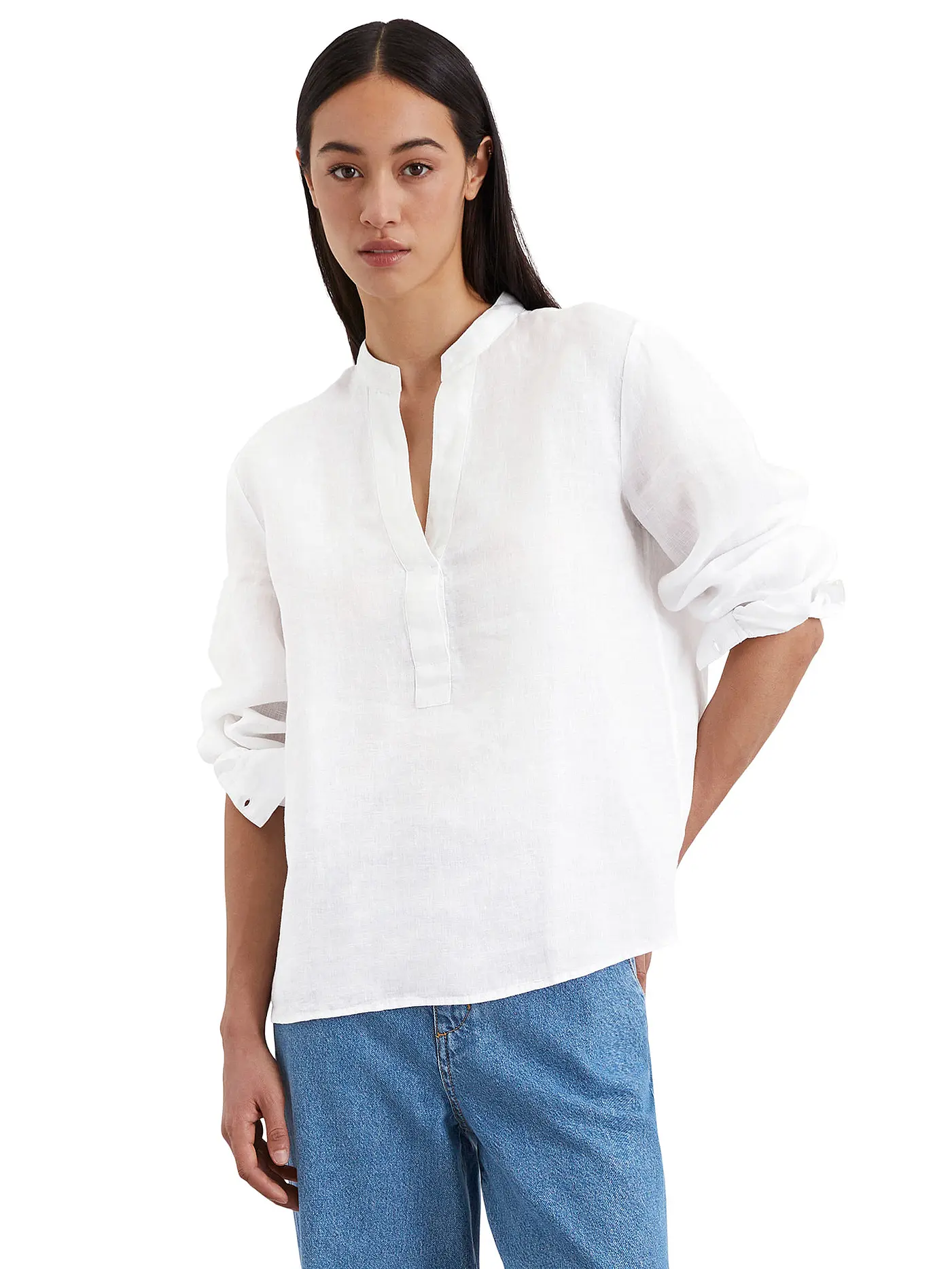 MARC O'POLO | Blusenshirt | weiss